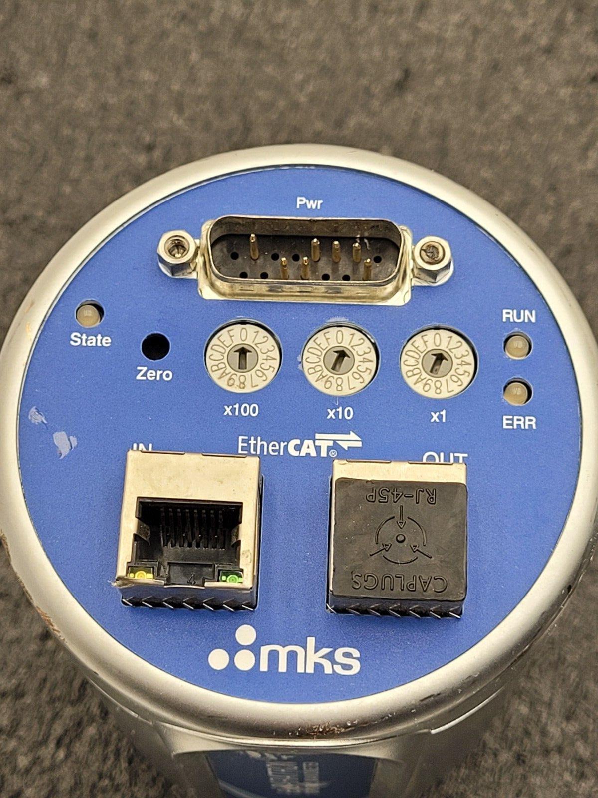 MKS DA02A EtherCAT e-Barotron Digital Capacitance Manometer 500 Torr Powers Up B
