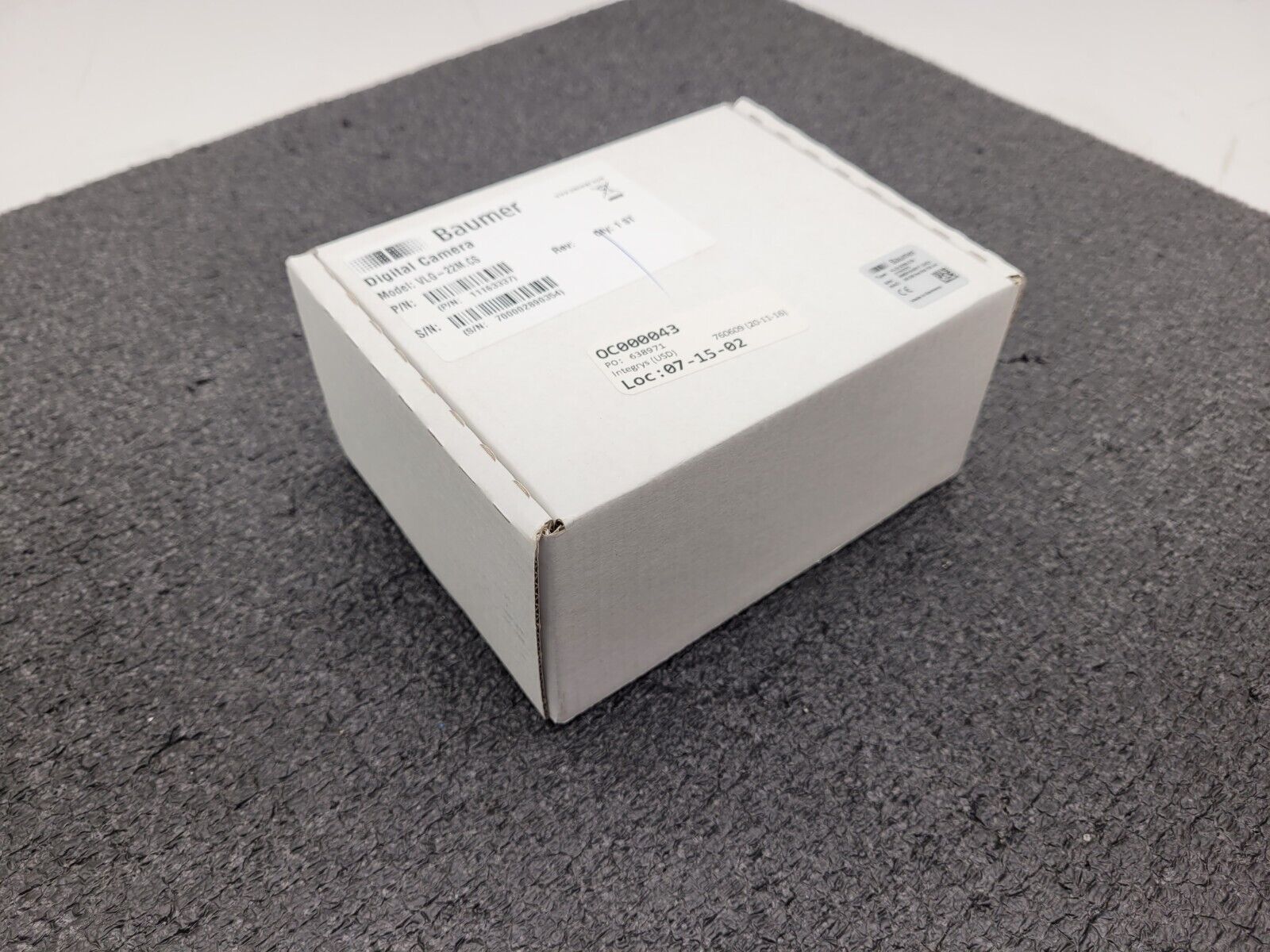 Baumer VLG-22M.CS Industrial Inspection Camera Gig-E 2MP Monochrome 2/3″ CMOS