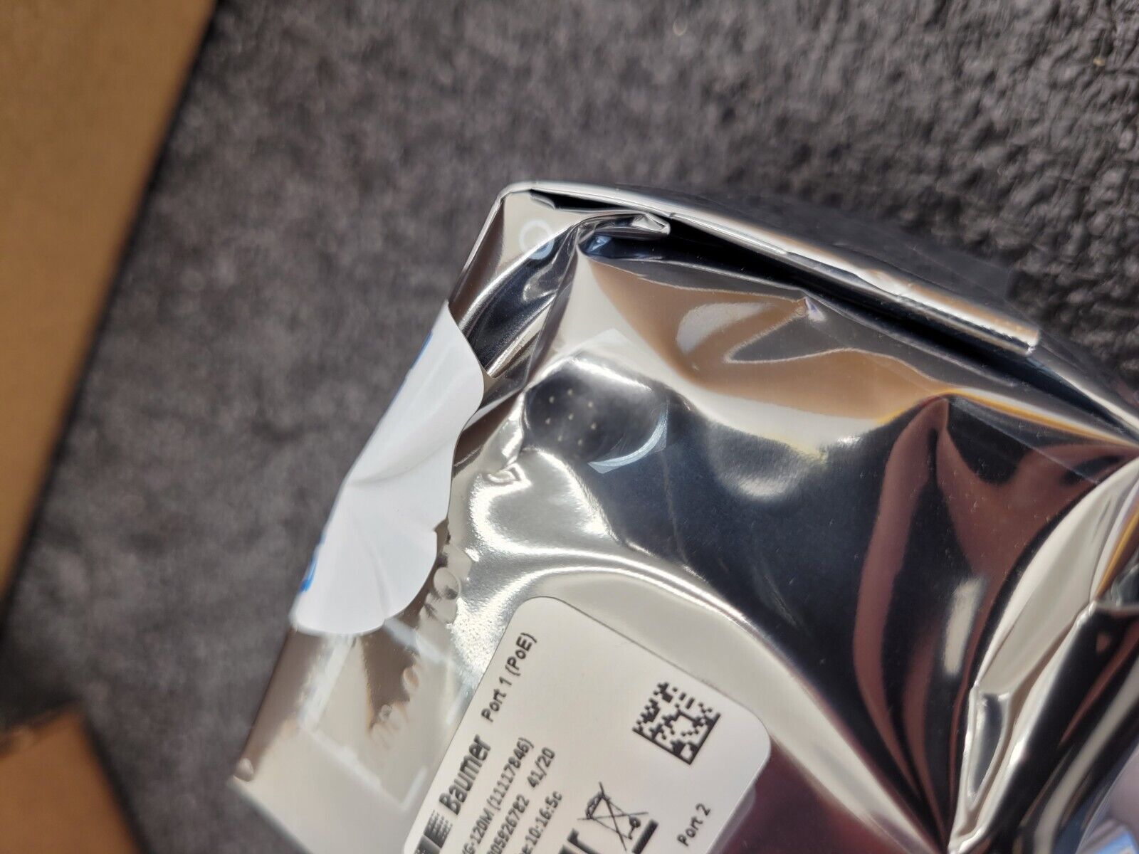 Baumer LXG-120M Industrial Inspection Camera Dual GigE 12MP Mono 4096x3072