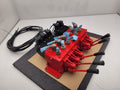 Norcan Proportional 5x Valve Block with Solenoid Controls Manual Lever Override