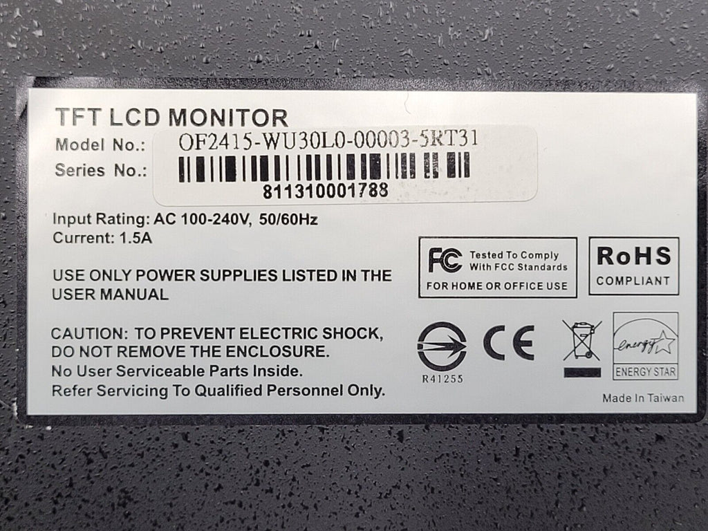 Industrial Machine Control Operator Interface HMI Panel Monitor 24" Touchscreen