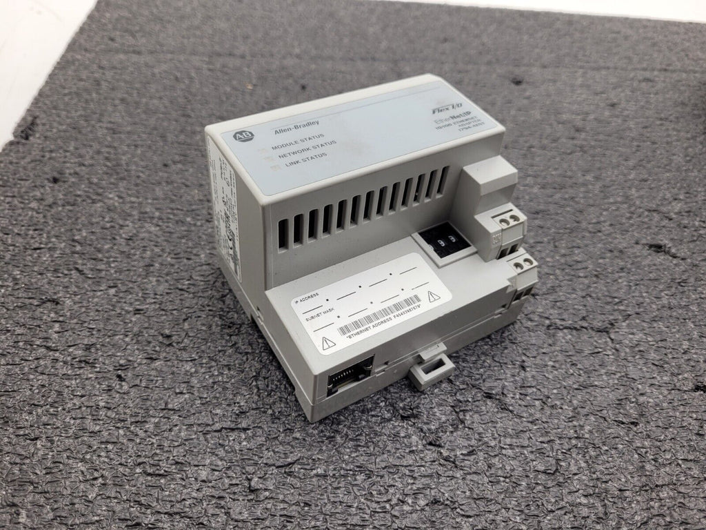 Allen Bradley 1794-AENT /B FLEX I/O EtherNet/IP 10/100 Mbps Adapter Module 24VDC