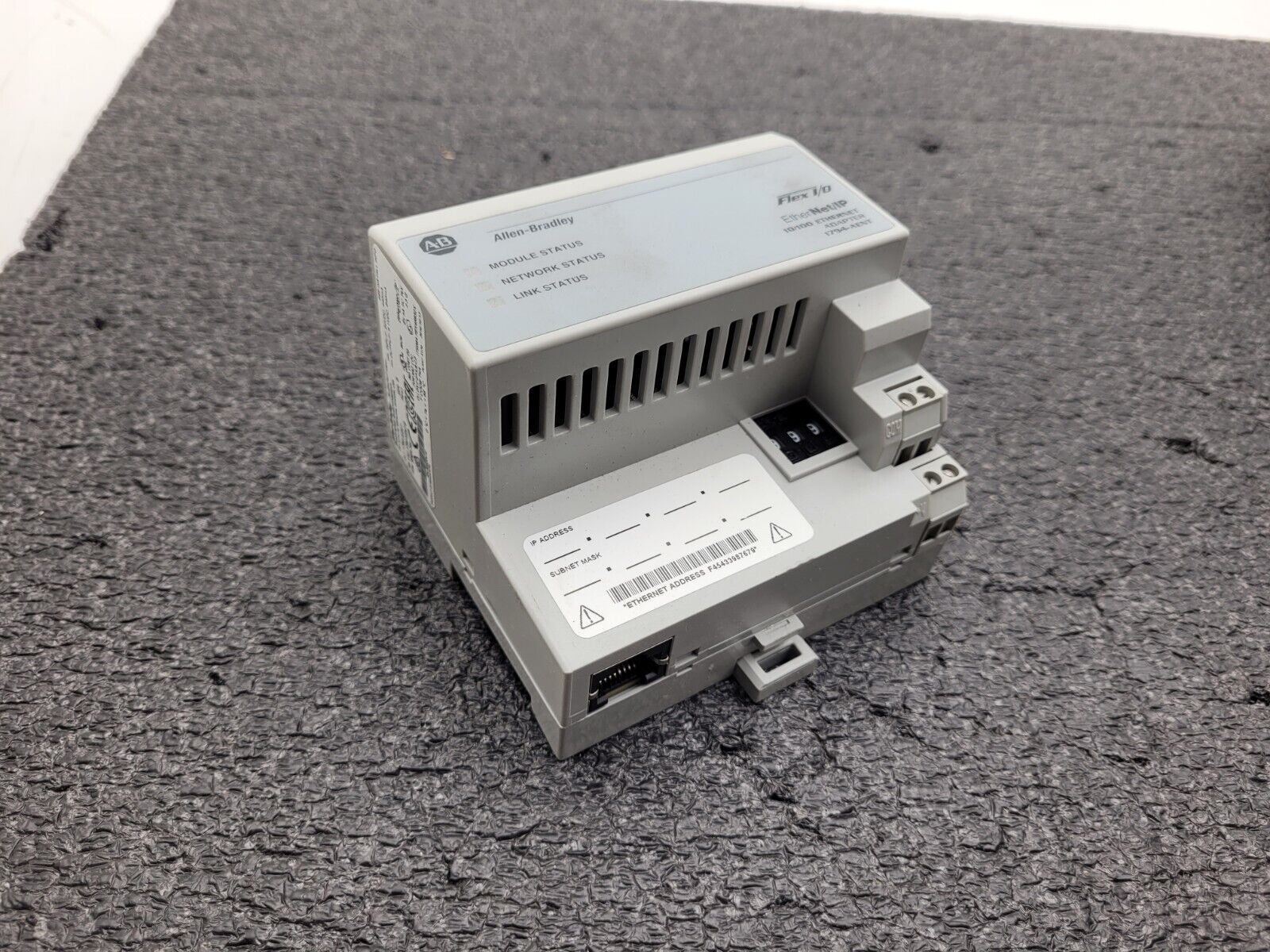 Allen Bradley 1794-AENT /B FLEX I/O EtherNet/IP 10/100 Mbps Adapter Module 24VDC