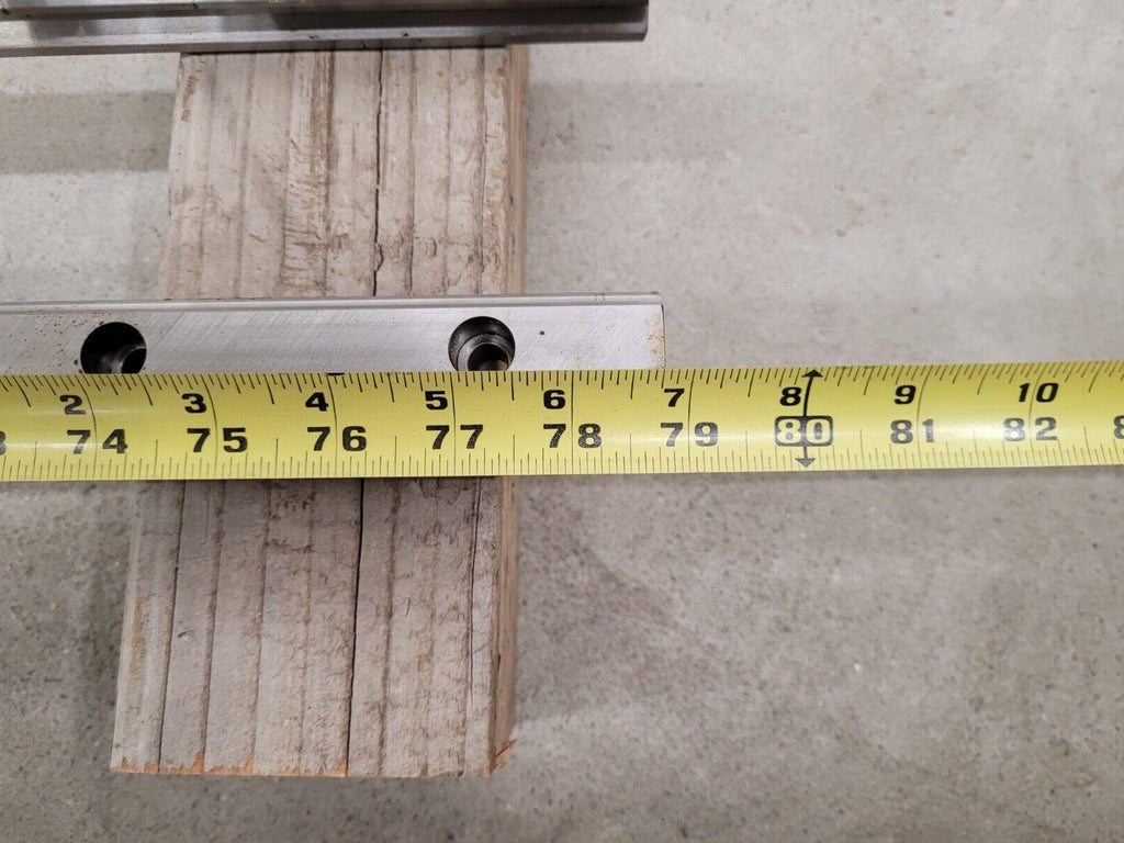 Pair of 2x Hiwin HGR30C Linear Guide Rail HGH30 79" 2000mm 4x HGH30CA Blocks