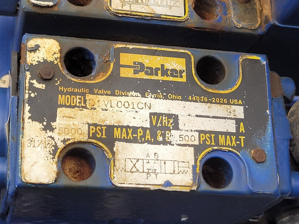 PARKER Hydraulic Proportional ISO Valve D1FHE80HCNEK0030X6114 12VDC + Override G