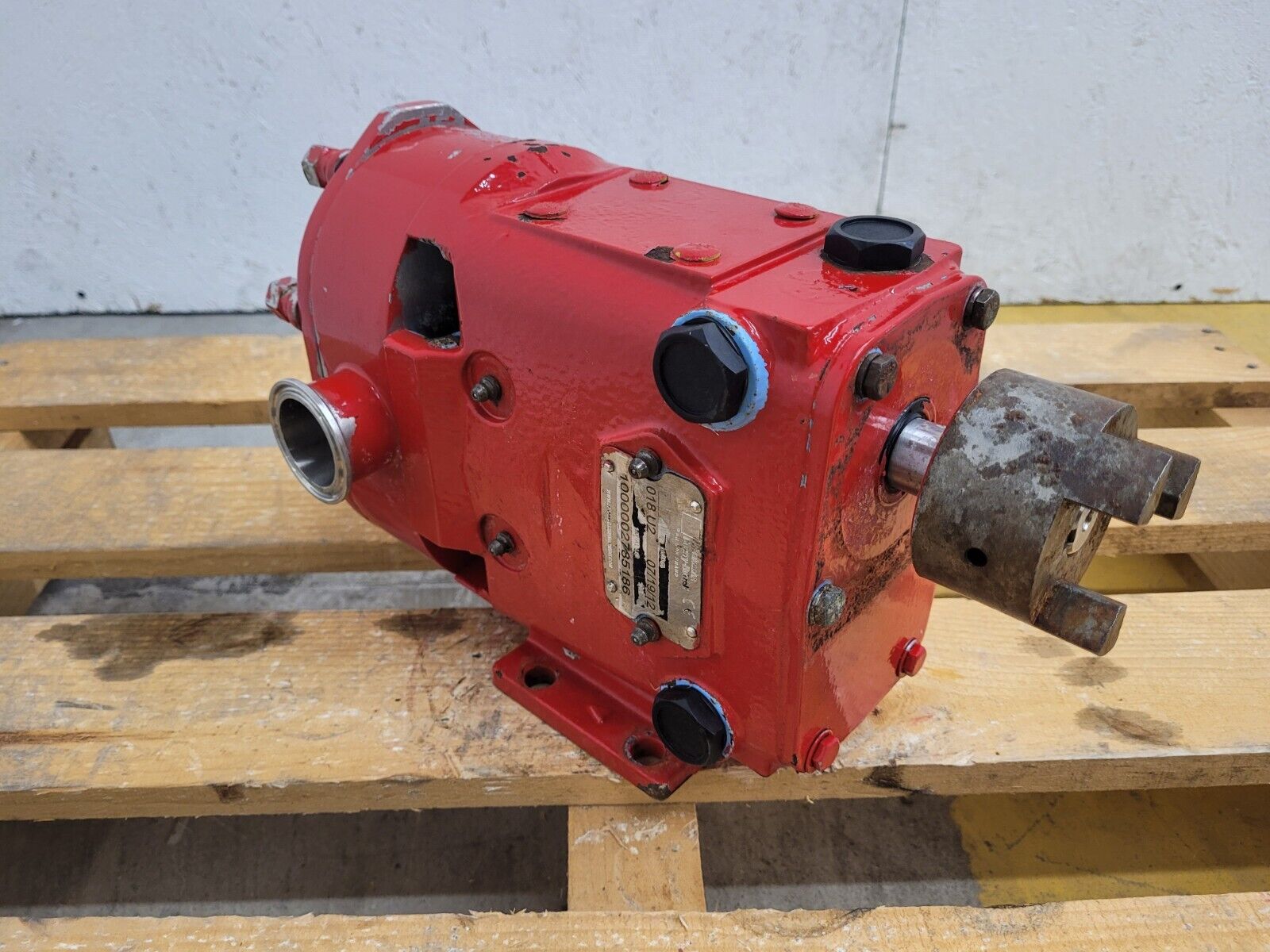 Waukesha Cherry-Burrell SPX 018 U2 Stainless Steel Positive Displacement Pump A