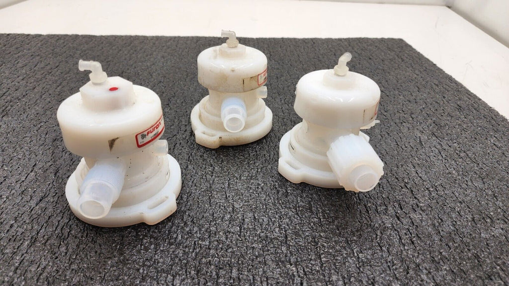 Lot of 3x Furon Pneumatic High Purity Valve UPM2-F812NC-VI 1108537, 2x 1104556
