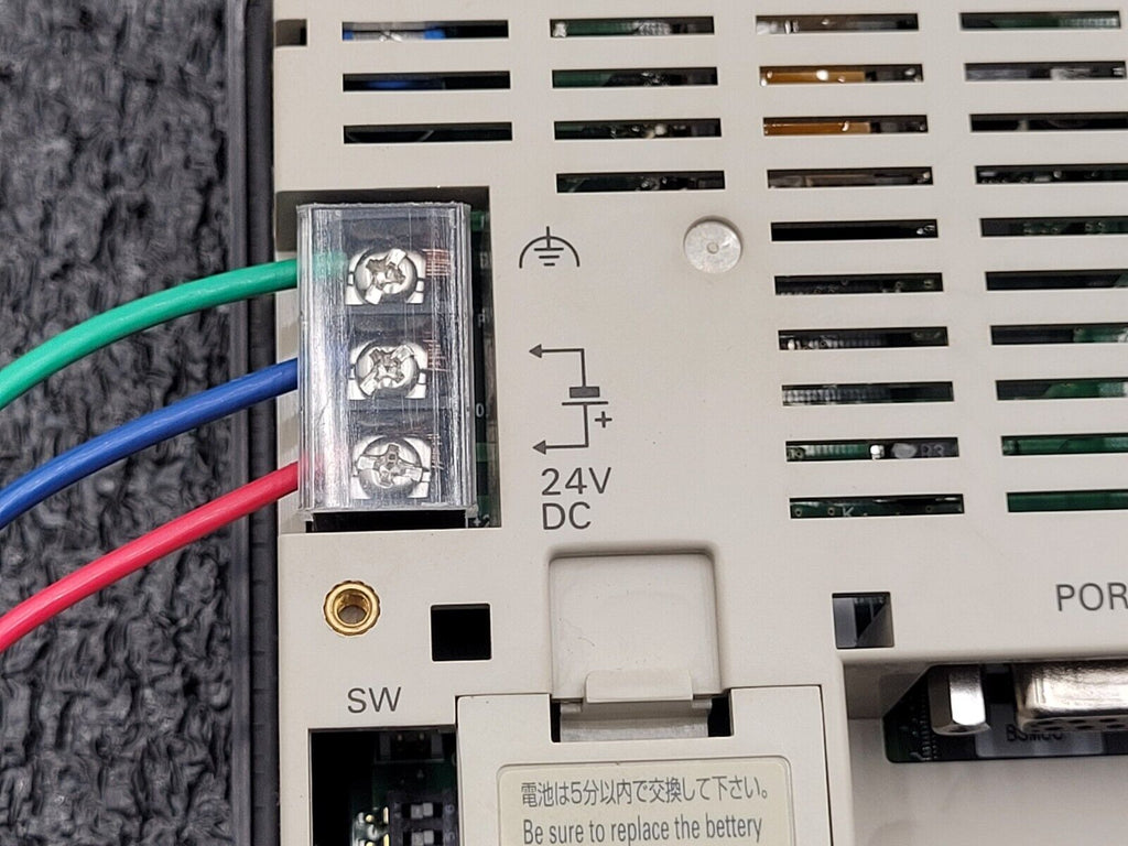OMRON NS5-SQ10B-V2 Operator Interface Panel HMI Touch Screen 24VDC Working Pull