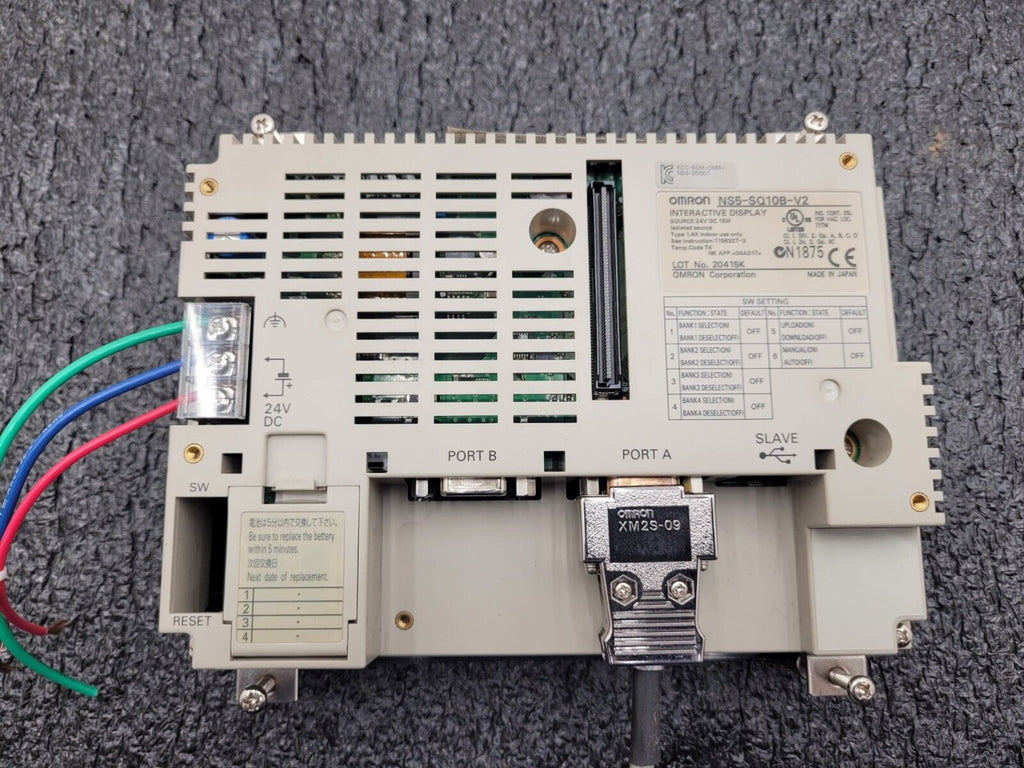 OMRON NS5-SQ10B-V2 Operator Interface Panel HMI Touch Screen 24VDC Working Pull