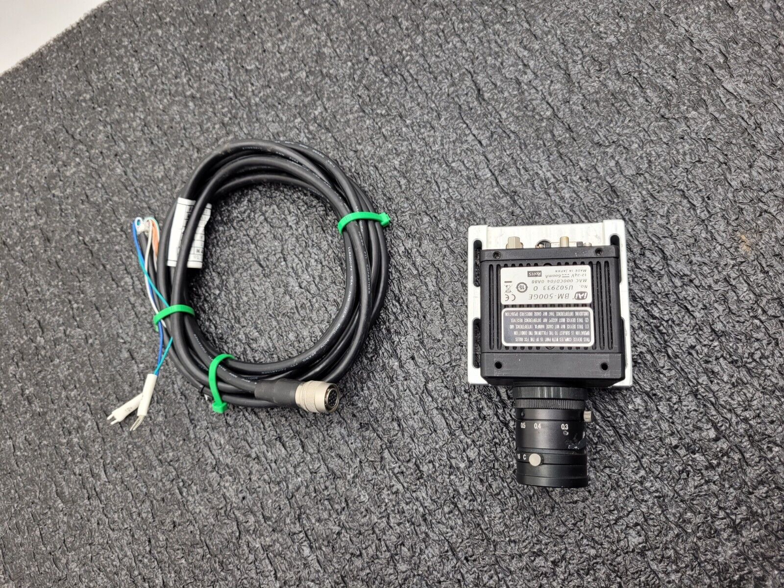 JAI BM-500GE Industrial GigE Camera 5 MP 15 fps 2456 x 2058 px Mono Global