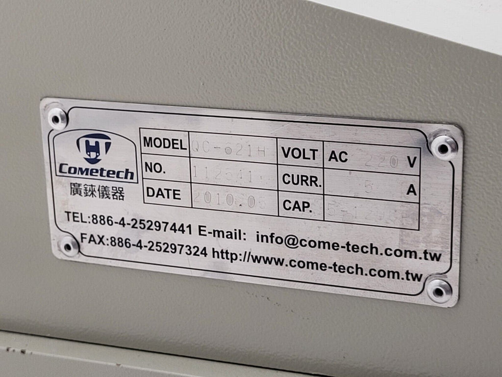 Cometech QC-621H Linear Tabor Test Machine 10-100mm Eccentric Wheel Transmission