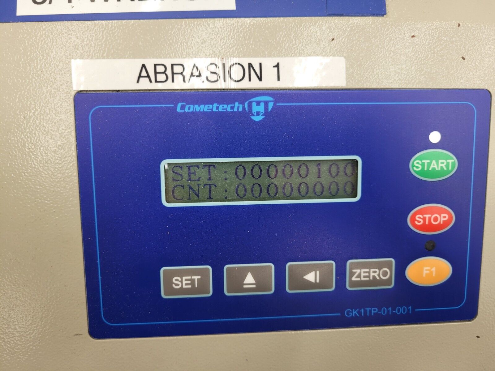 Cometech QC-621H Linear Tabor Test Machine 10-100mm Eccentric Wheel Transmission