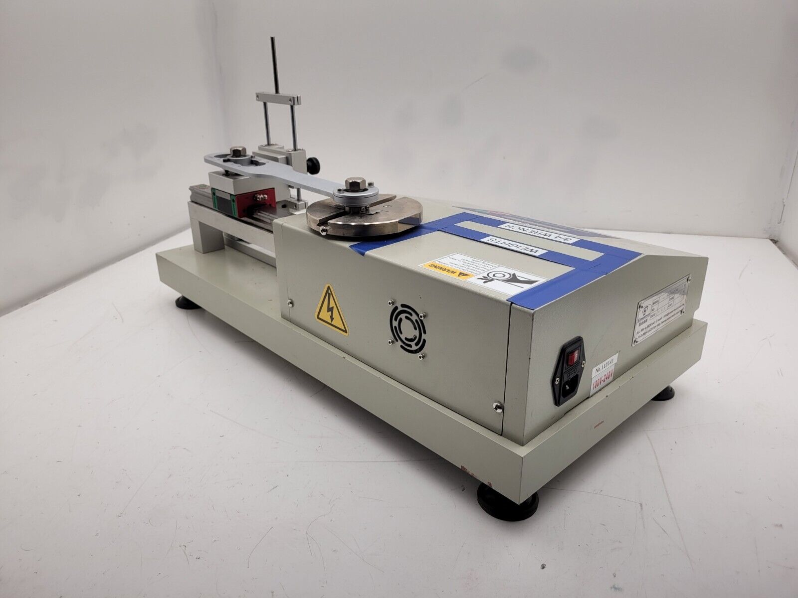 Cometech QC-621H Linear Tabor Test Machine 10-100mm Eccentric Wheel Transmission