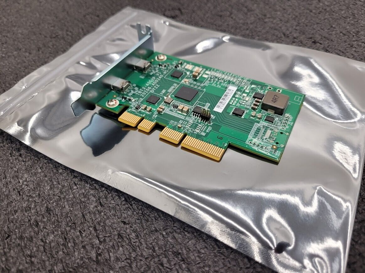 QNAP TBT3-40G2P V1.1 Dual Thunderbolt 3 PCIe Upgrade Card Low Profile