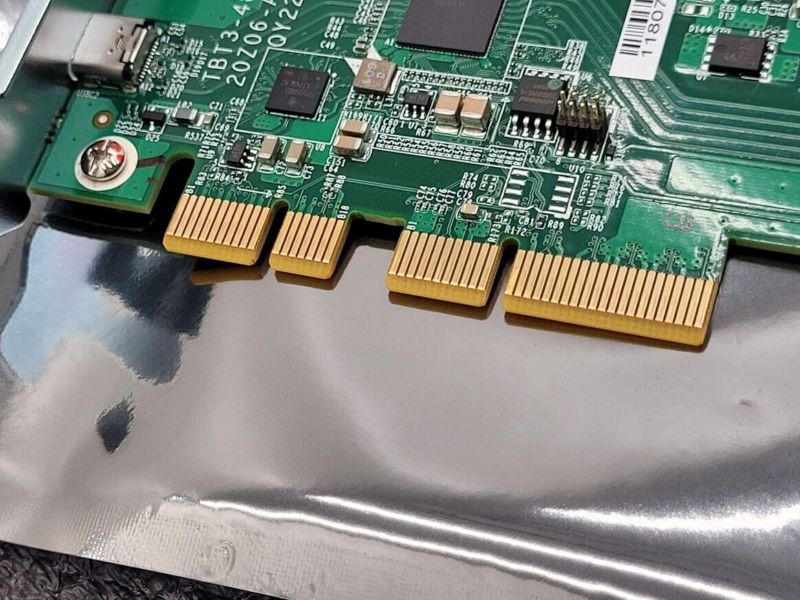 QNAP TBT3-40G2P V1.1 Dual Thunderbolt 3 PCIe Upgrade Card Low Profile