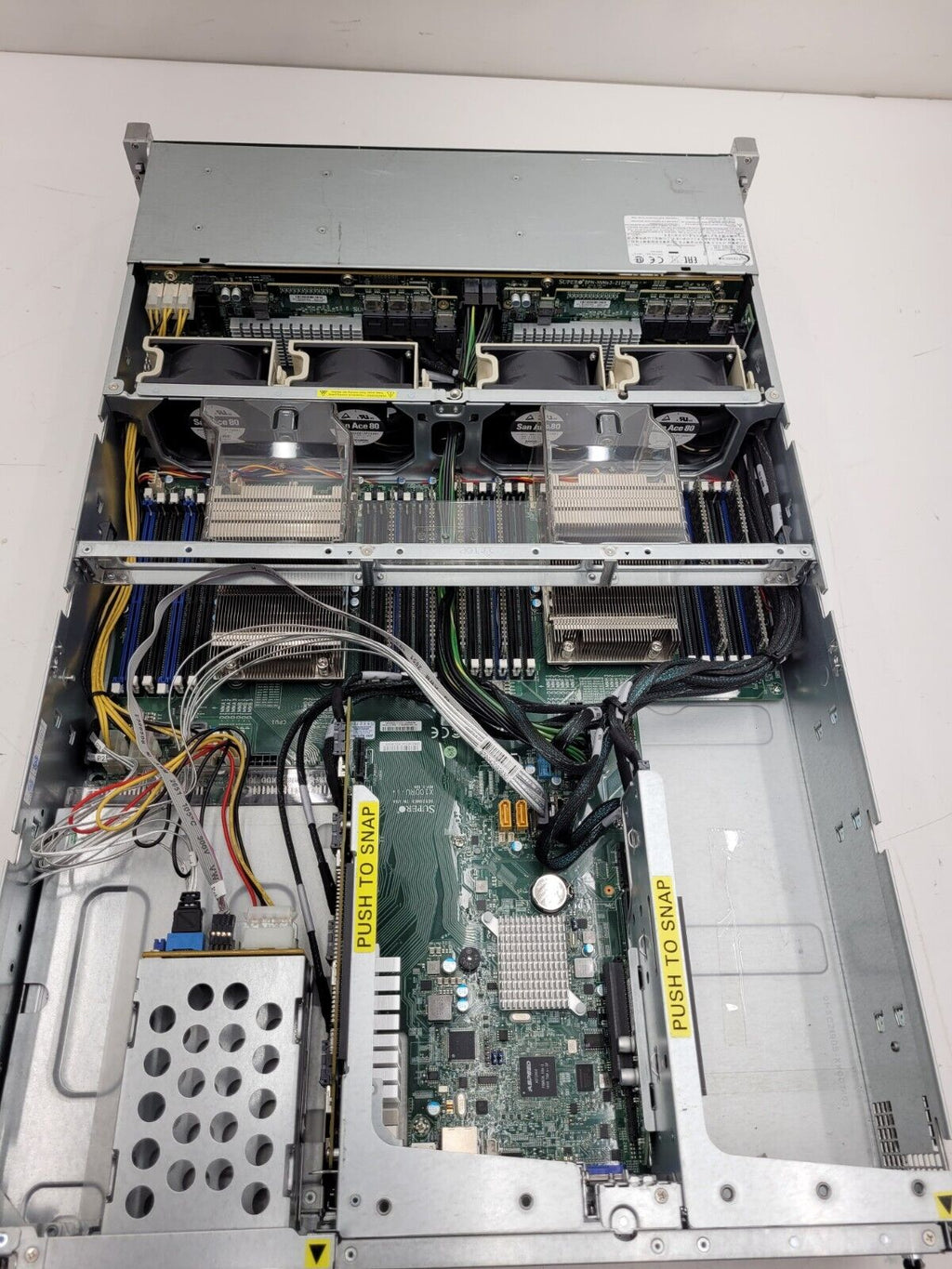 Supermicro 24 Bay SFF X10DRU-i+ 24x NVMe 2x Intel E5-2650 V4 192GB 2400Mhz Ram