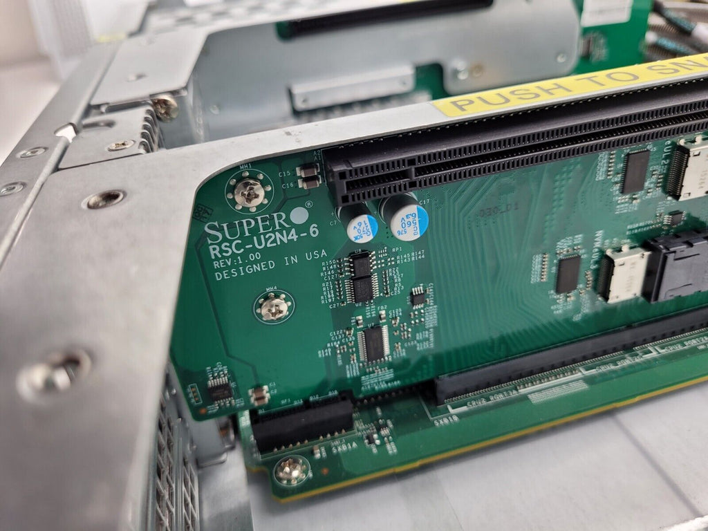 Supermicro 24 Bay SFF X10DRU-i+ 24x NVMe 2x Intel E5-2650 V4 192GB 2400Mhz Ram