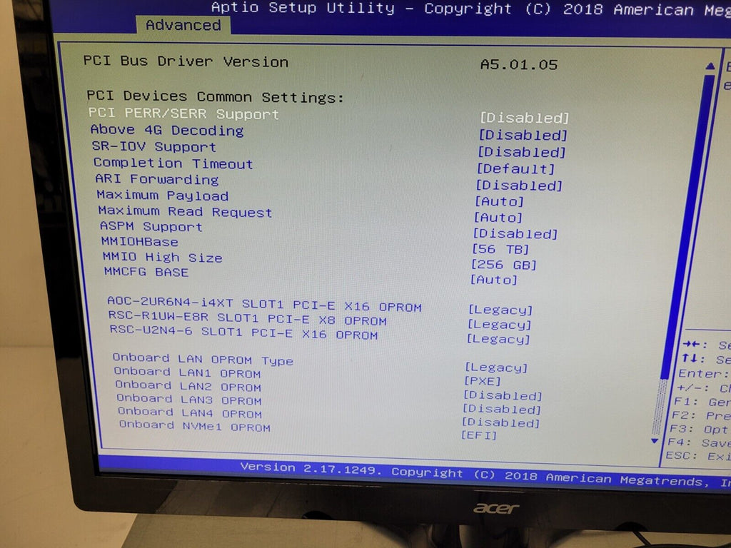 Supermicro 24 Bay SFF X10DRU-i+ 24x NVMe 2x Intel E5-2650 V4 192GB 2400Mhz Ram