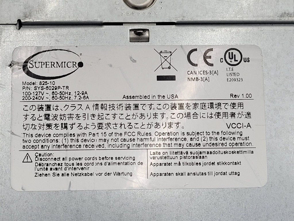 Supermicro 8 Bay LFF X11DPi-N 2x Intel Xeon Silver 4108 1.8GHz 16GB 2400Mhz Ram