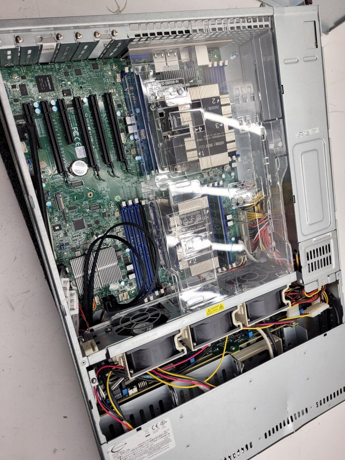 Supermicro 8 Bay LFF X11DPi-N 2x Intel Xeon Silver 4108 1.8GHz 16GB 2400Mhz Ram