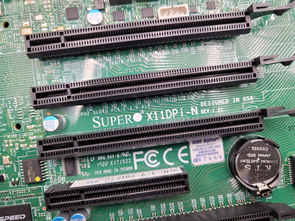 Supermicro 8 Bay LFF X11DPi-N 2x Intel Xeon Silver 4108 1.8GHz 16GB 2400Mhz Ram