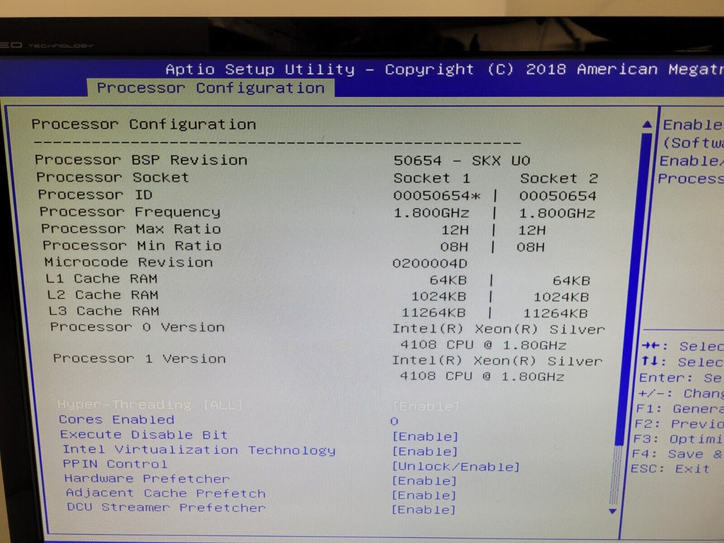 Supermicro 8 Bay LFF X11DPi-N 2x Intel Xeon Silver 4108 1.8GHz 16GB 2400Mhz Ram