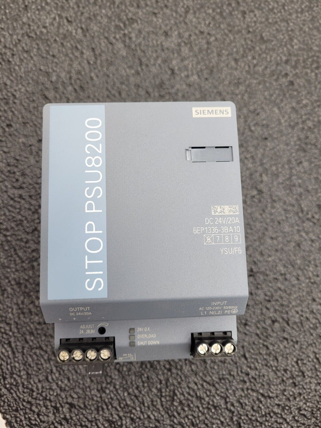Siemens 6EP1336-3BA10 PSU8200 SITOP PSU 8200 Power Supply 20A / 24VDC