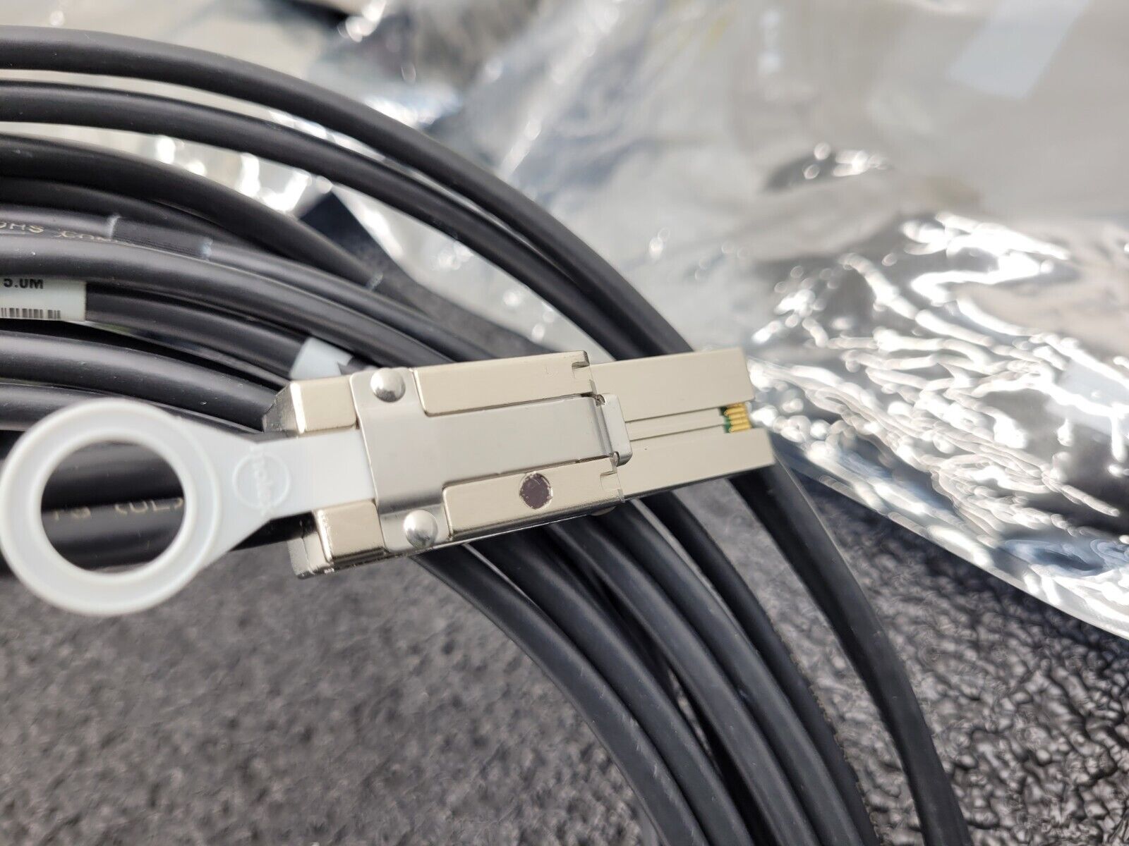 Lot Of 6 EMC 038-003-813 Mini-SAS HD 4X - Mini-SAS 4X External 5M Cable