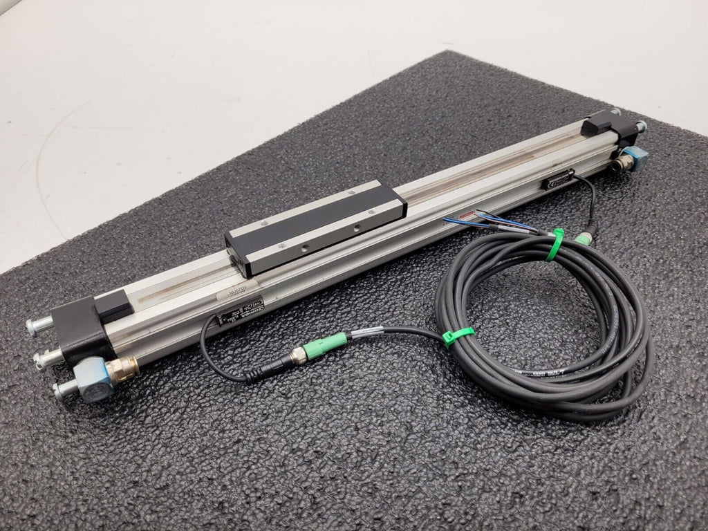 Hoerbiger Origa  260mm Travel 25mm Bore Rodless Pneumatic Cylinder w/ sensors
