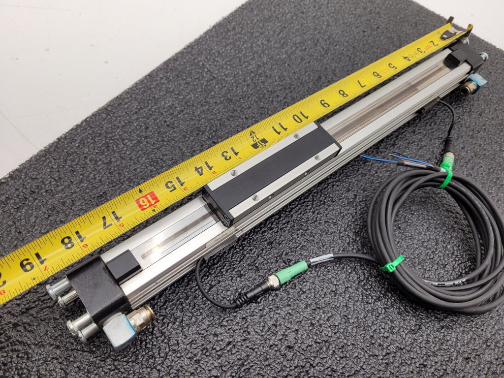 Hoerbiger Origa  260mm Travel 25mm Bore Rodless Pneumatic Cylinder w/ sensors