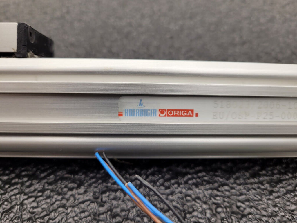 Hoerbiger Origa  260mm Travel 25mm Bore Rodless Pneumatic Cylinder w/ sensors