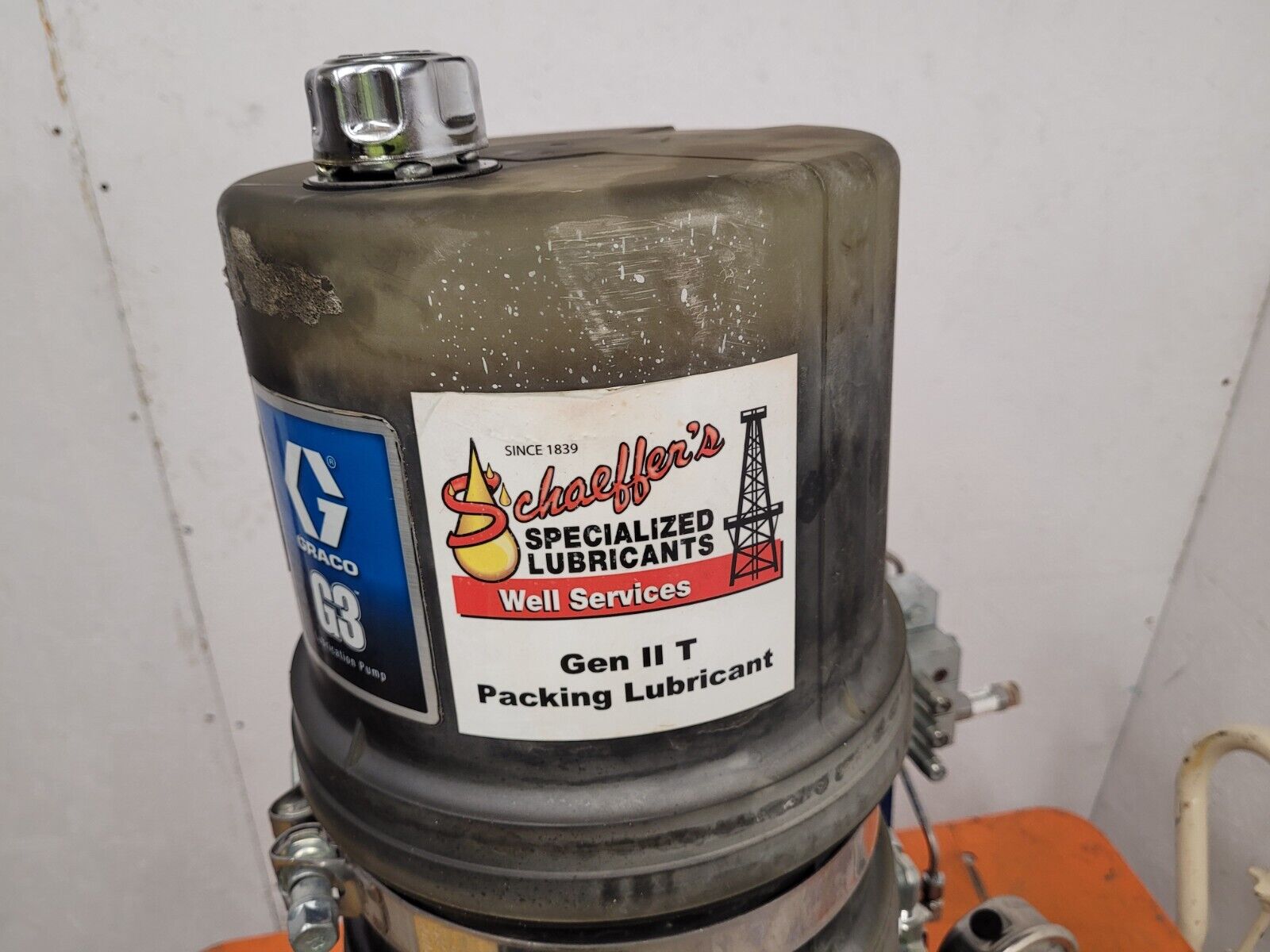 GRACO G3 Lubrication Pump 96G231 G3-A-12MX-120L08 12VDC 5100 PSI Working Pull B