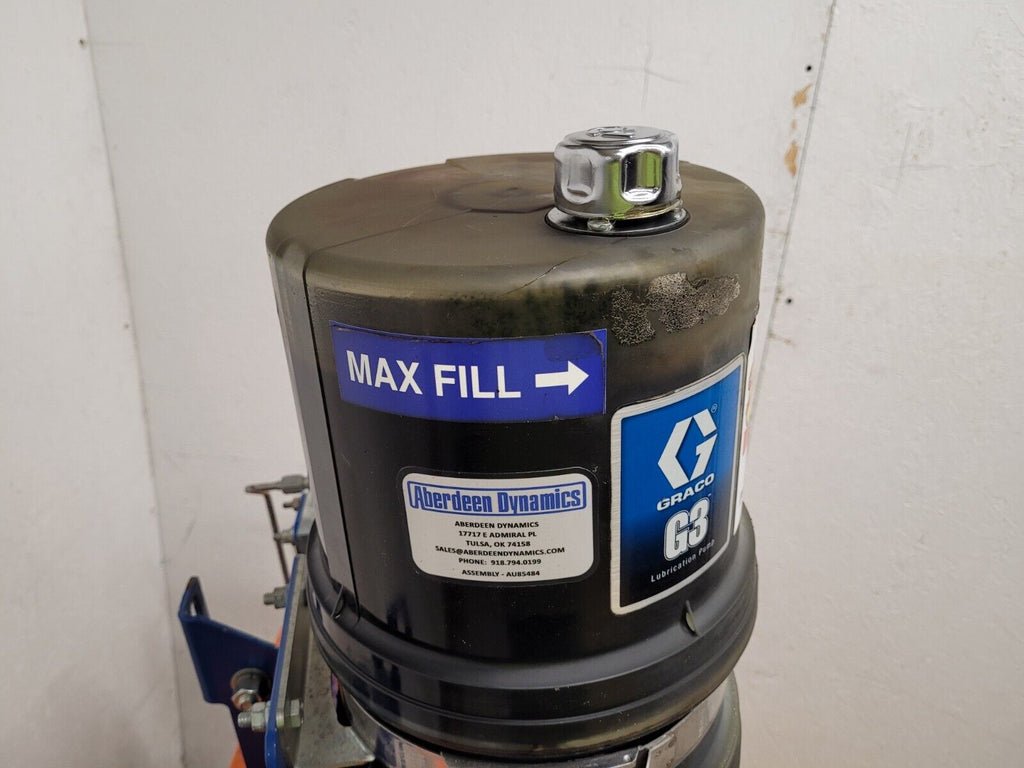 GRACO G3 Lubrication Pump 96G231 G3-A-12MX-120L08 12VDC 5100 PSI Working Pull B