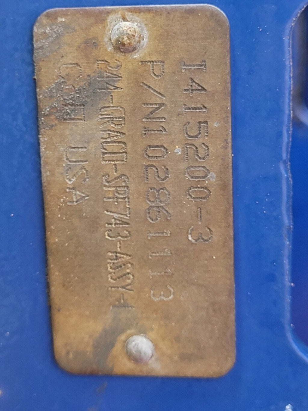 GRACO G3 Lubrication Pump 96G231 G3-A-12MX-120L08 12VDC 5100 PSI Working Pull B