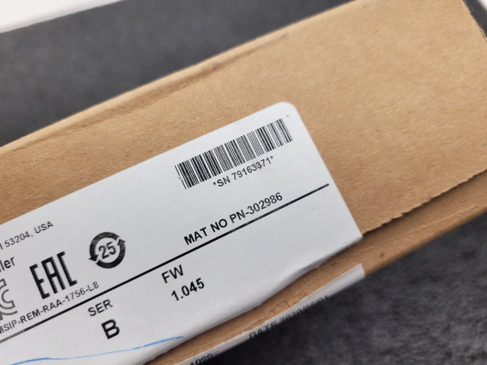 2020 Allen-Bradley 1756-L81E /B ControlLogix Processor - New Surplus (Open)