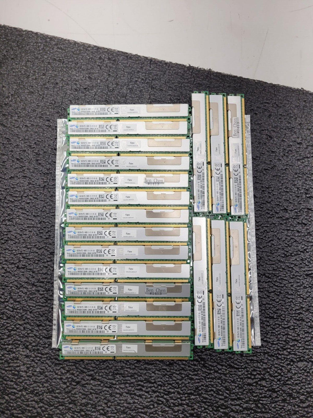 Lot 20x Samsung 16GB (20x16GB) 2Rx4 PC3-14900R Server Memory M393B2G70DM0 VLP