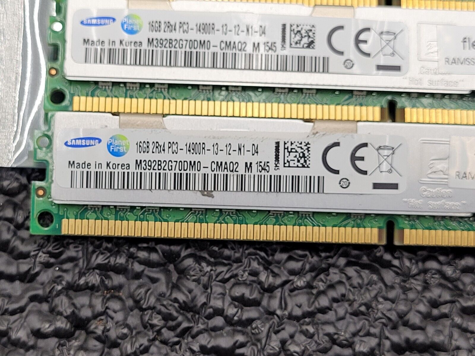 Lot 20x Samsung 16GB (20x16GB) 2Rx4 PC3-14900R Server Memory M393B2G70DM0 VLP