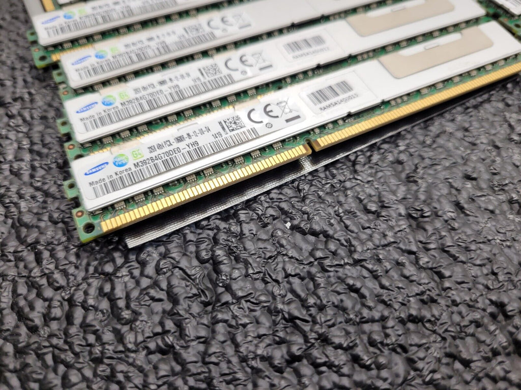 20x Samsung 32GB (20x32GB) 2Rx4 PC3-10600R Server Memory M392B4G70DE0-YH9 VLP