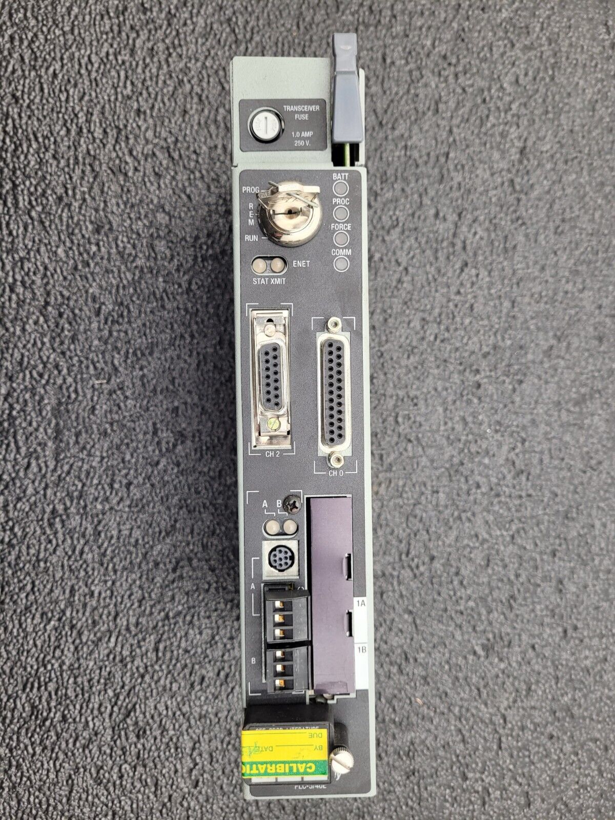 1785-L40E/E REV F01 Allen Bradley PLC 5/40 Ethernet Processor 1785L40E 02/99