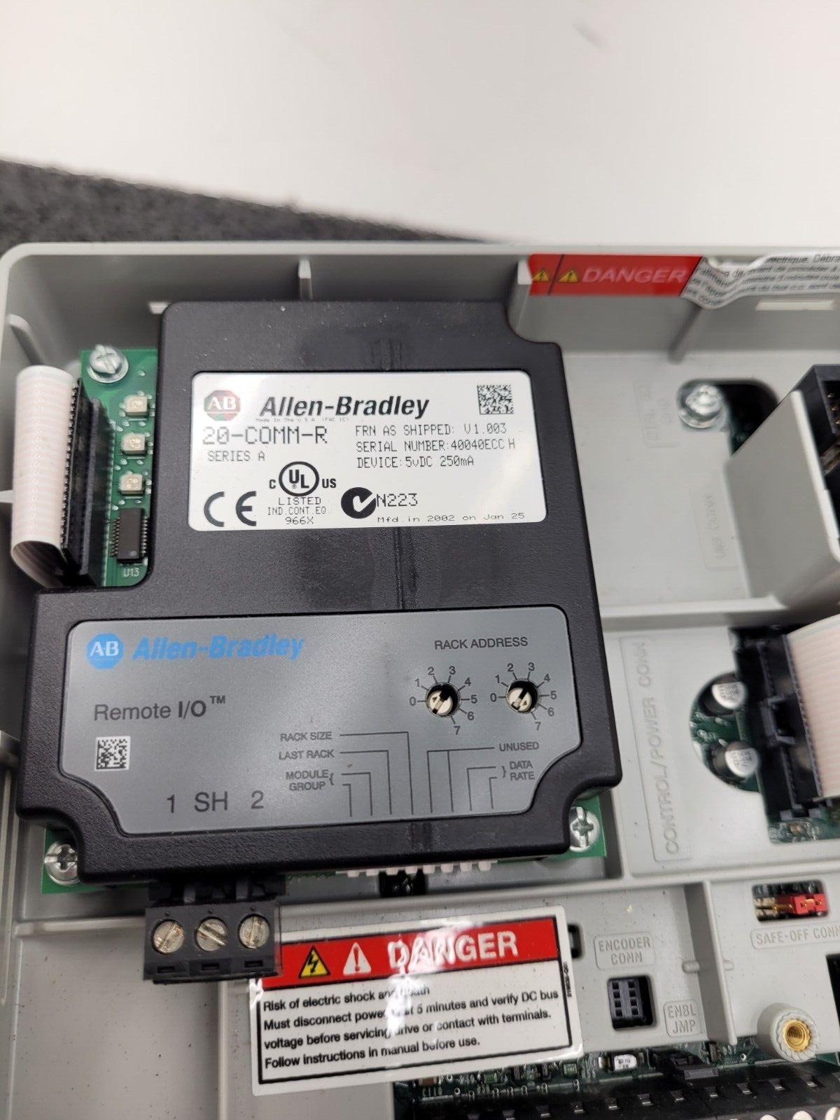 Allen Bradley 20AD8P0A0AYNNNC0 /A PowerFlex 70 480V 5HP AC VFD Motor Drive 2017