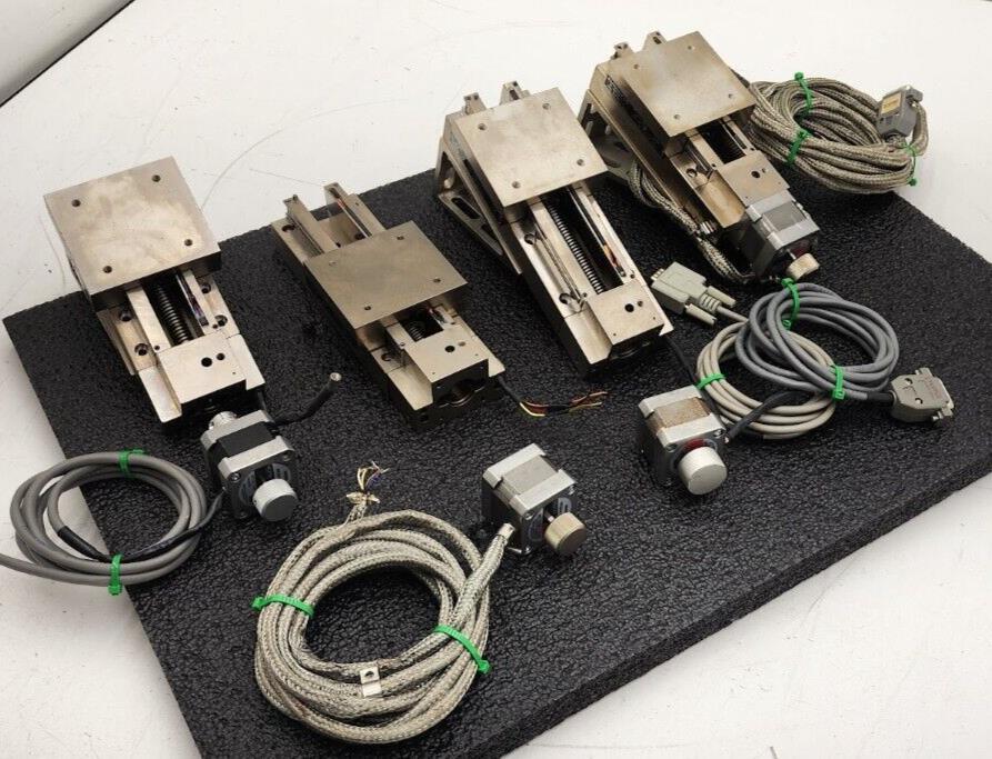 Lot of 4x Dover Linear Screw Guide Block Stepper Motor Actuator 12-1179