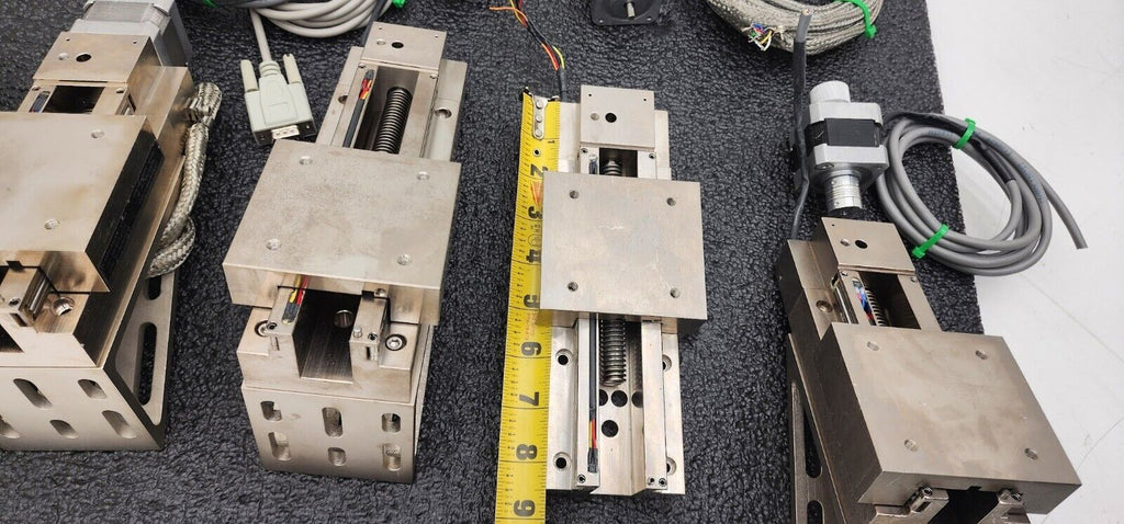 Lot of 4x Dover Linear Screw Guide Block Stepper Motor Actuator 12-1179