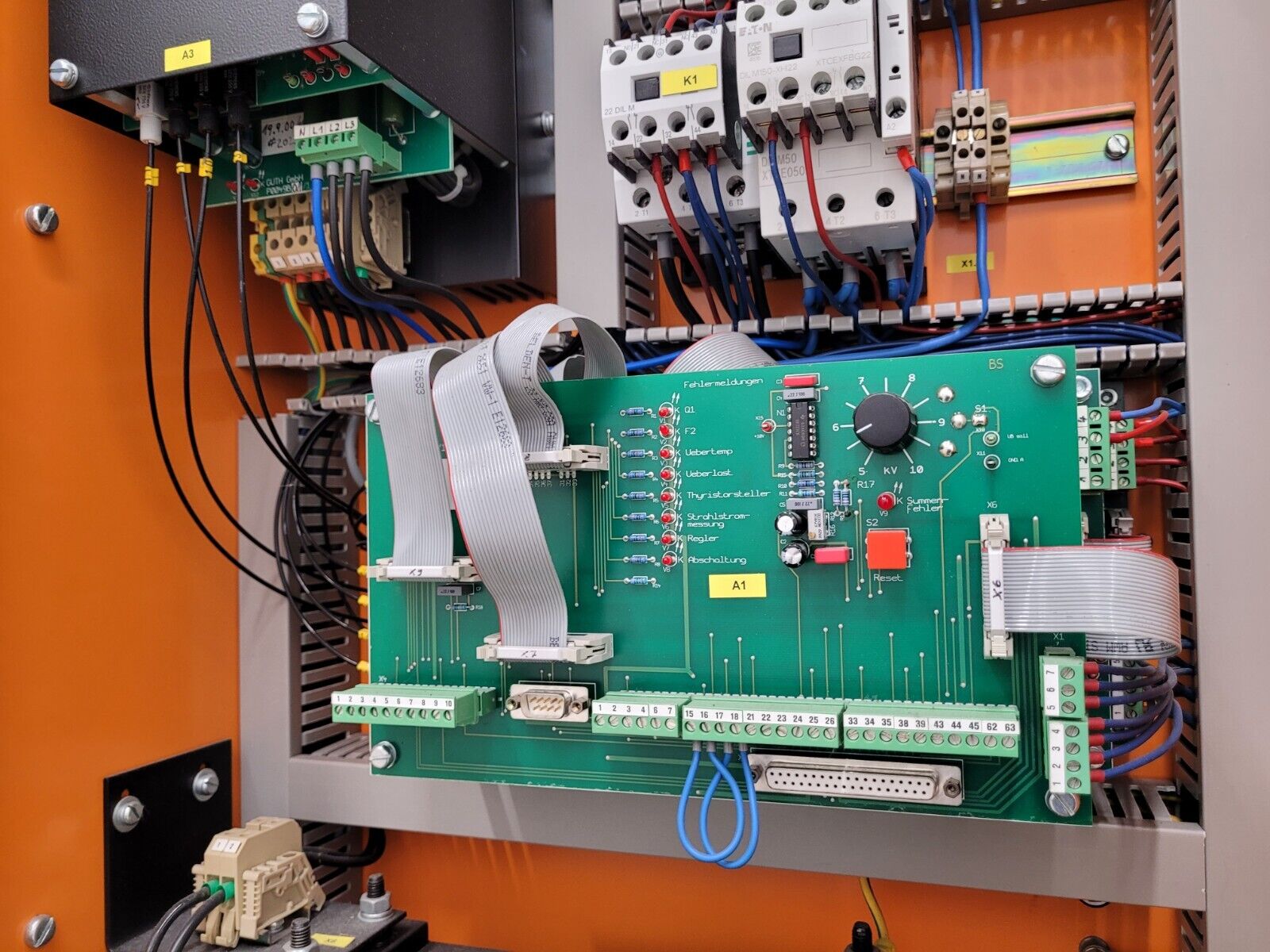 GUTH GMBH High Voltage Power Supply HV 10.3 6-10kV DC Output 1A 400VAC 3PH Input