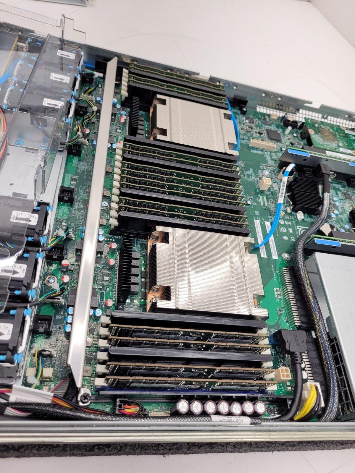 Intel S2600WT 1U 4-Bay LFF Workstation Server 2X E5-2699v4 256Gb RAM, Tested