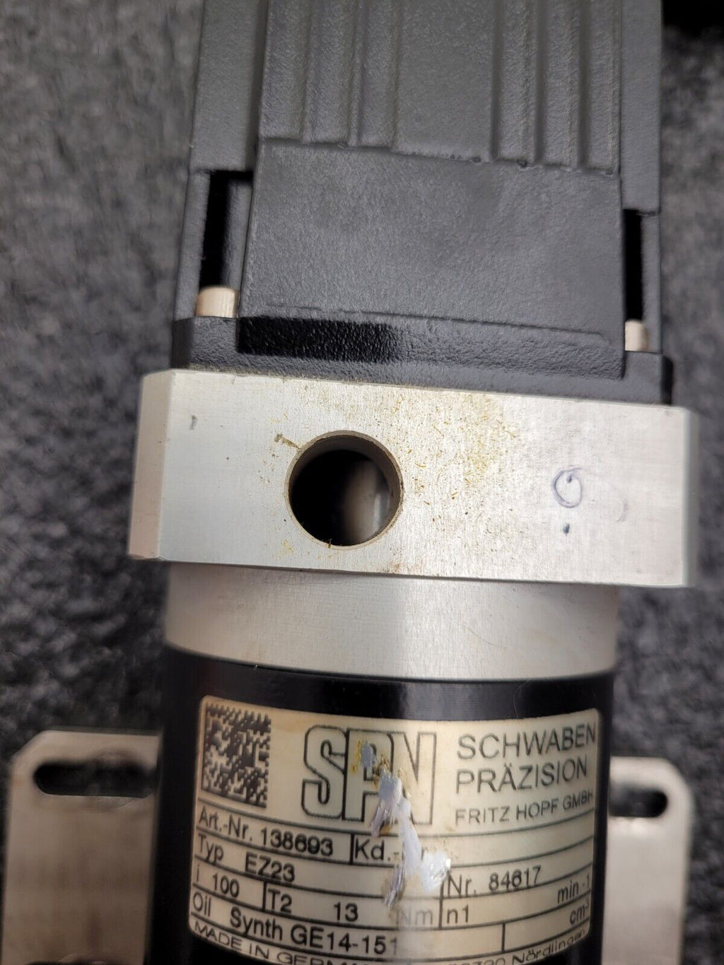 SEW CMP40S/KY/RH1M/SM1 400V 3000RPM Servo Motor 0.5Nm 100:1 SPN 138693 Gearhead