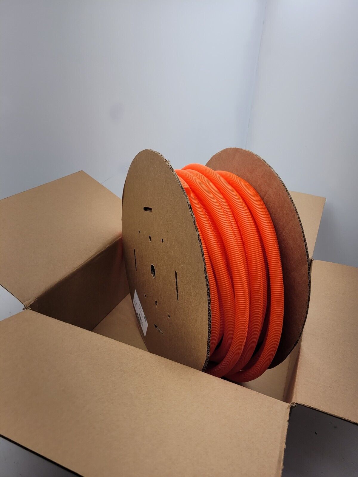 Panduit CLT75F-C3 Orange Currogated Slit Wall Wrap Cable Tubing 100FT 0.77" DIA
