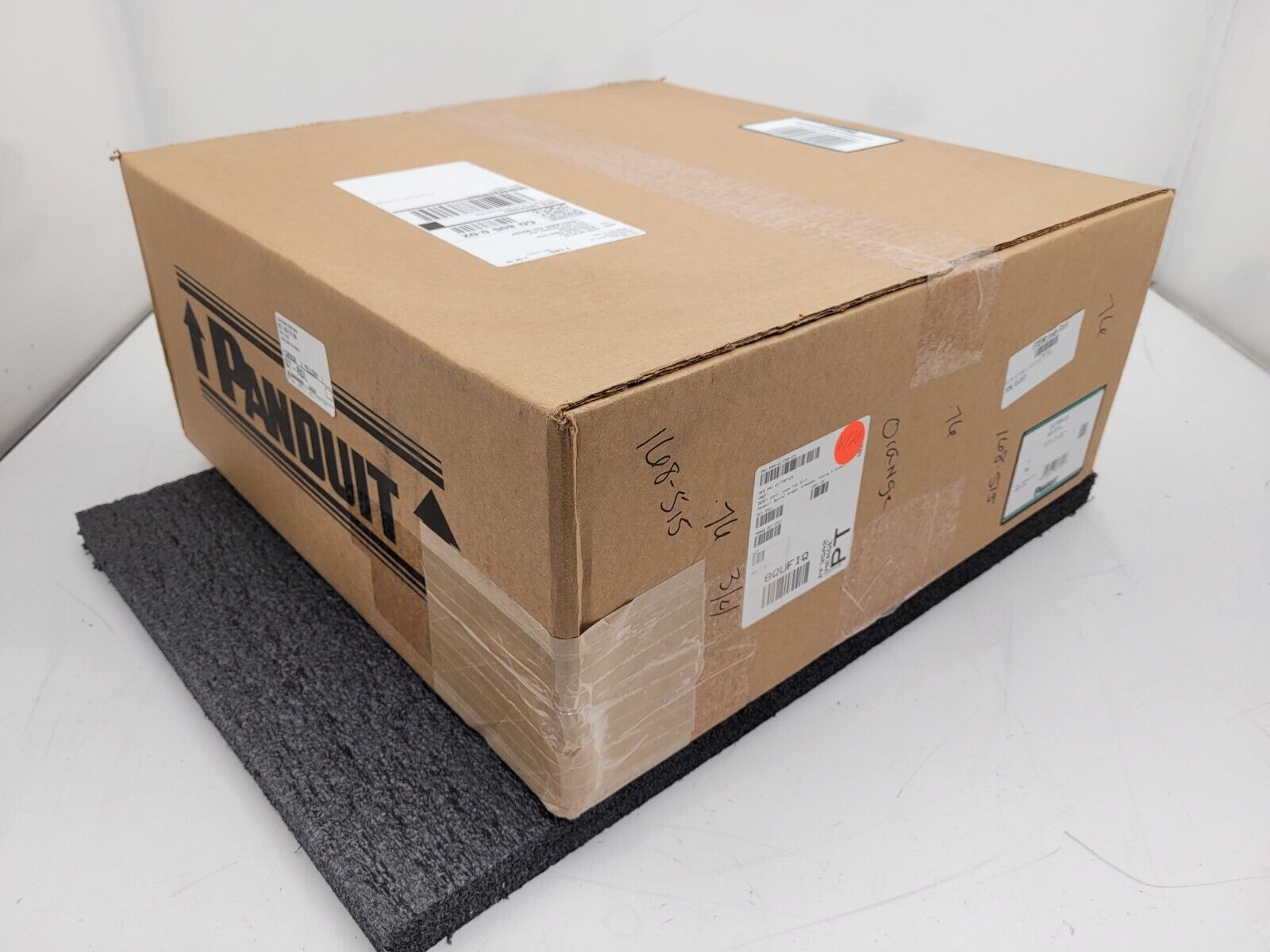 Panduit CLT75F-C3 Orange Currogated Slit Wall Wrap Cable Tubing 100FT 0.77" DIA