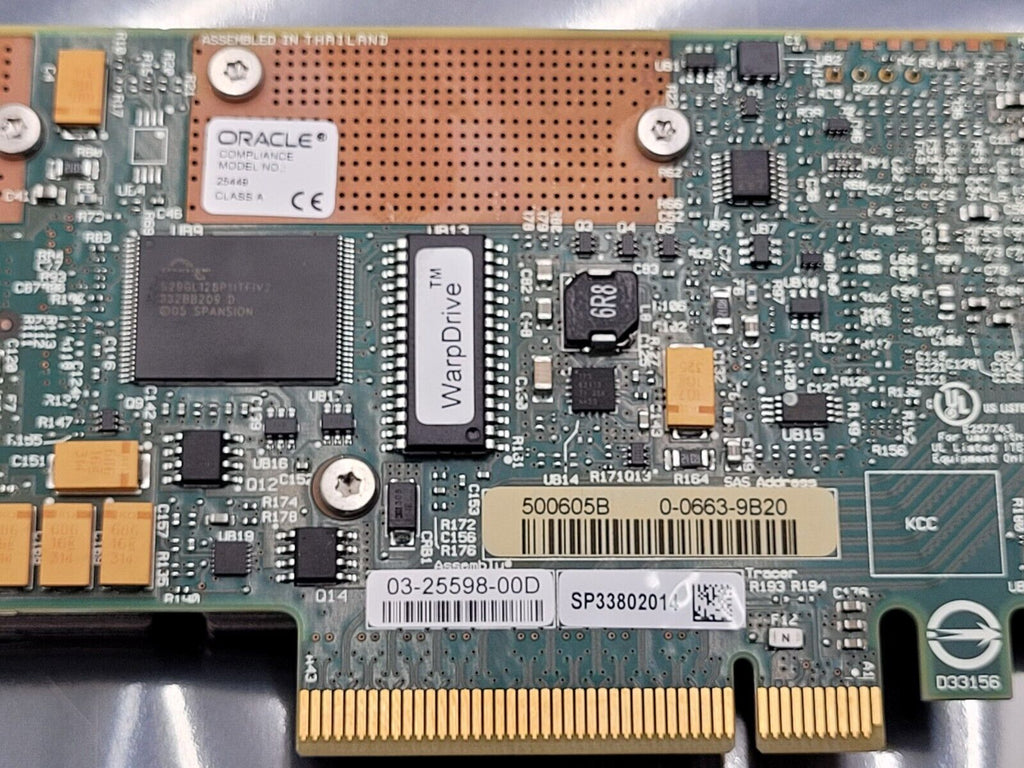 Oracle F80 WarpDrive 800GB (4x 200GB ) SSD Flash Accelerator PCIe 25449 7069200