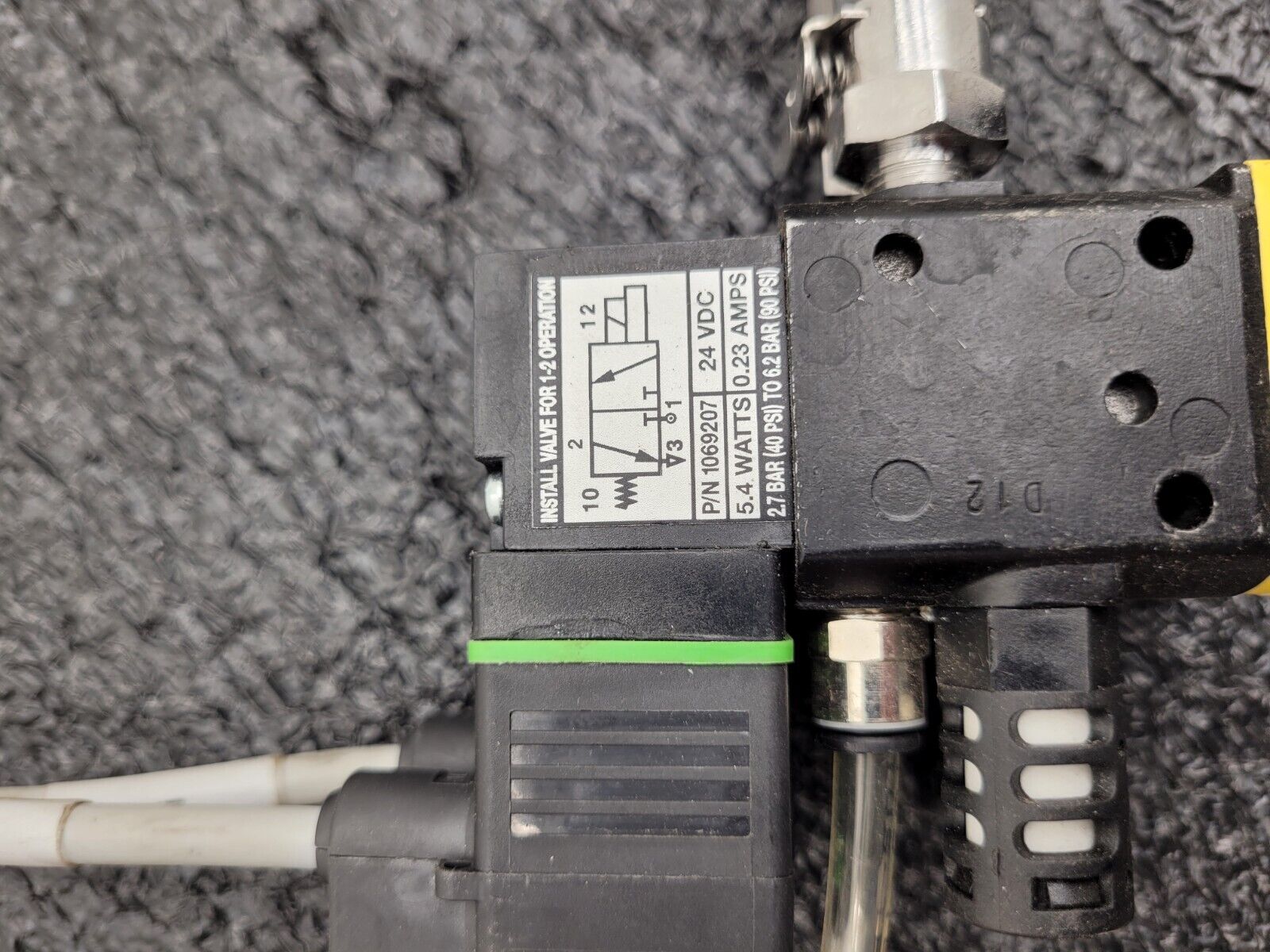 Dual Head Nordson SolidBlue S-012T Hot Melt Adhesive Dispensing Glue Gun 8524328