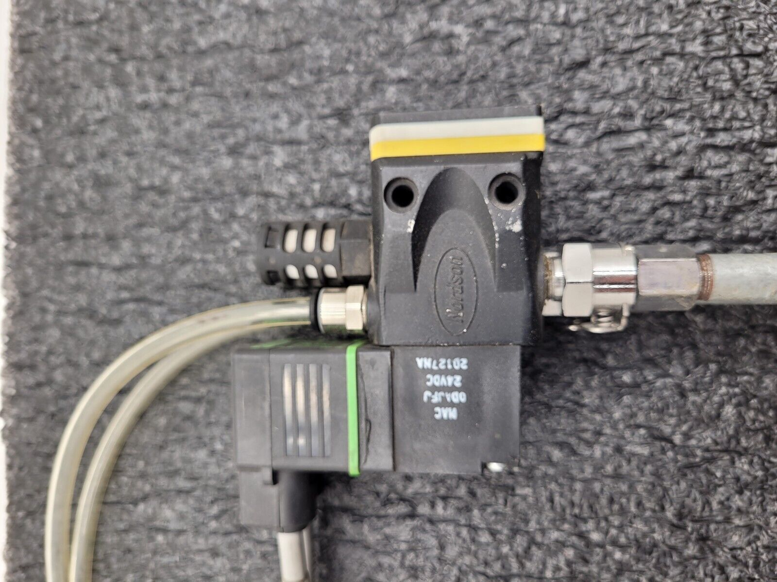 Dual Head Nordson SolidBlue S-012T Hot Melt Adhesive Dispensing Glue Gun 8524328